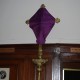 Violet veils for Passiontide