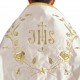 welon liturgiczny do błogosławieństwa ręcznie haftowany - satyna jedwabna