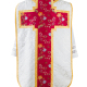 Chasuble in silk damask and lampas