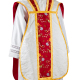 Chasuble in silk damask and lampas