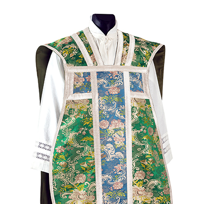 Two-lampas silk chasuble
