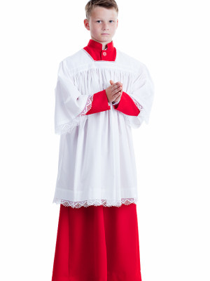 Altar server cotta with lace