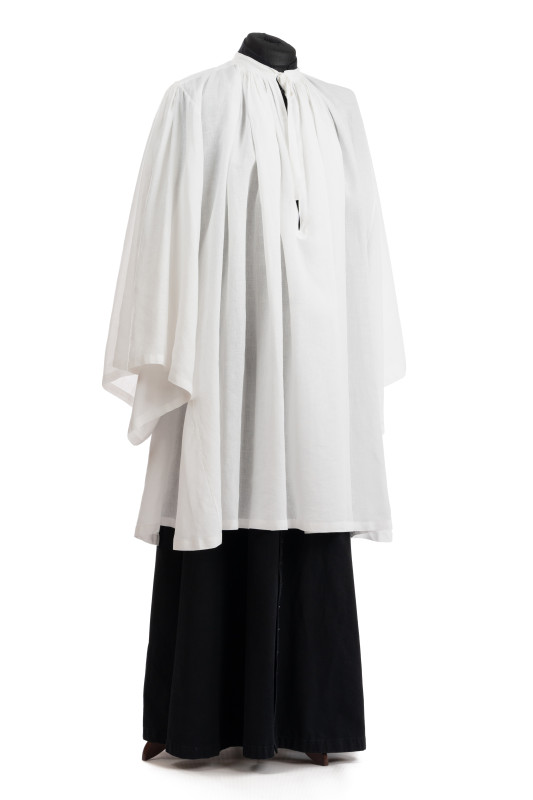 Surplice with large sleeves